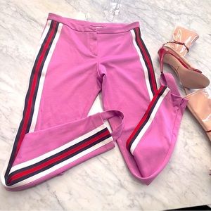 Famous✨Gucci
Jersey Stirrup pink Leggings With Web